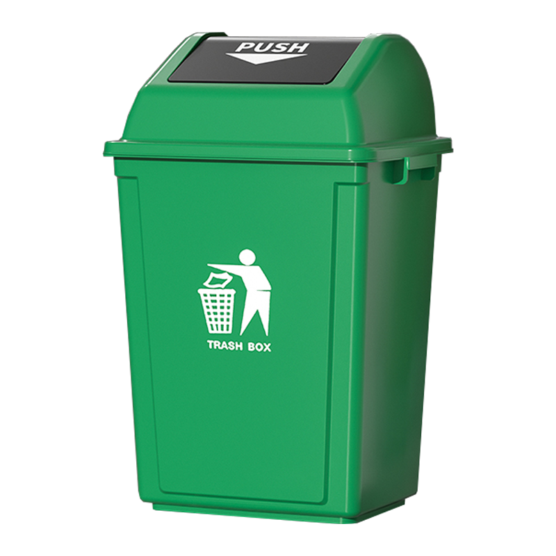 圣承启 翻盖垃圾桶 10L个高清大图