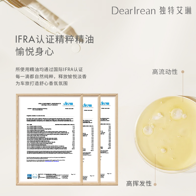 Dear Irean独特艾琳四季星辰香氛礼盒 香满福柚车载香熏礼盒持久淡香除异味室衣柜固体香包汽车香氛摆件(配礼袋)高清大图