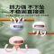 月亮喵小风扇宝宝学生宿舍便携式办公室桌上usb桌面小型无叶床上夹式八爪鱼儿童吹辅食随身