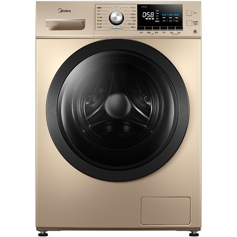 美的(Midea)10KG变频滚筒洗衣机10公斤全自动家用洗衣巴氏除除螨洗智能操控 MG100S31DG5-Y1YW