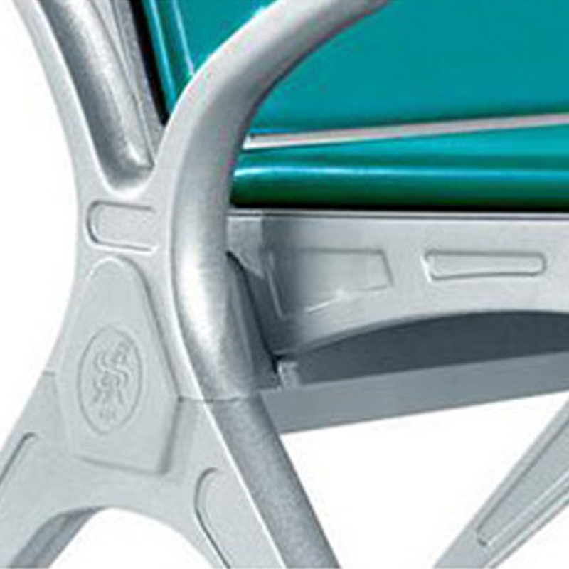 臻远ZY-JCY-24 连排椅机场椅公共座椅等候椅 绿色排椅五人位高清大图