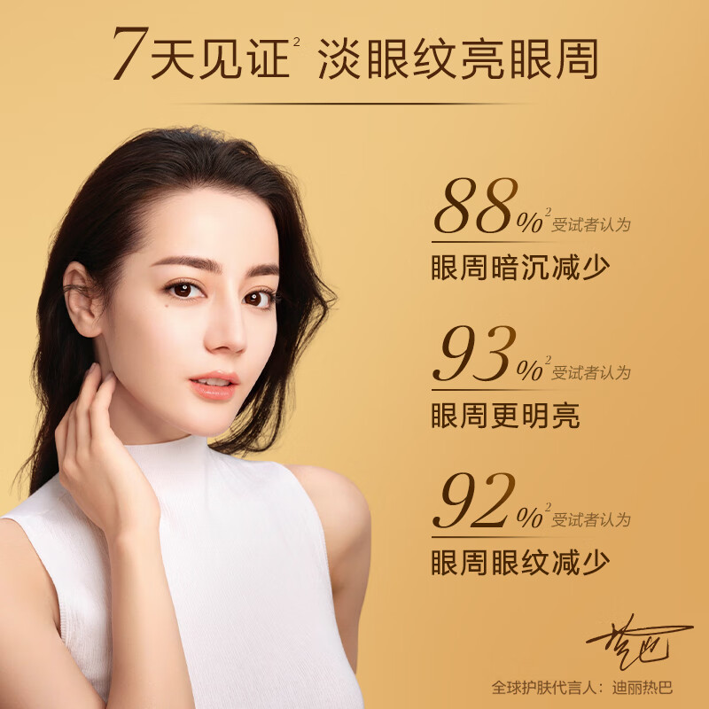 娇韵诗双萃精华眼霜20ml维稳滋润淡眼纹舒缓提拉护肤品高清大图