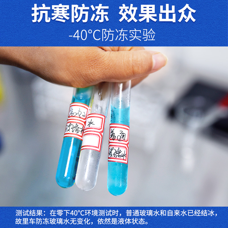 [补贴10%]汽车玻璃水四季通用去油膜去除剂防冻25零下40冬季车用雨刮水除油高清大图