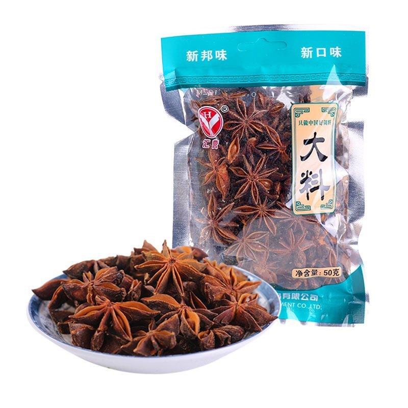 汇营 八角大料50g 卤包香料调味品 香辛调味料