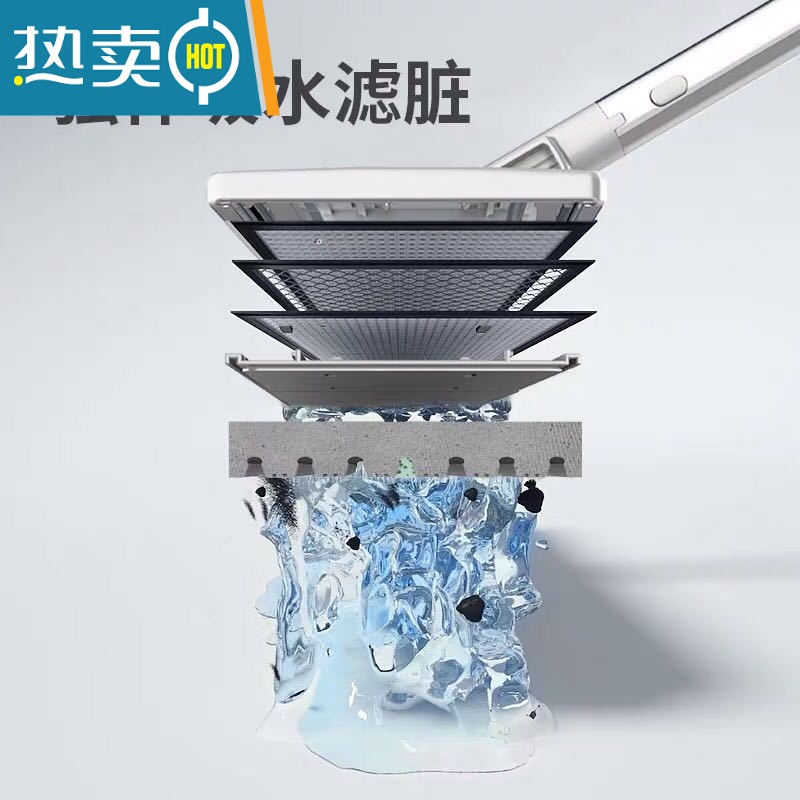 敬平免手洗海绵平板拖把大号地拖布器懒人家用吸水胶棉干湿两用高清大图