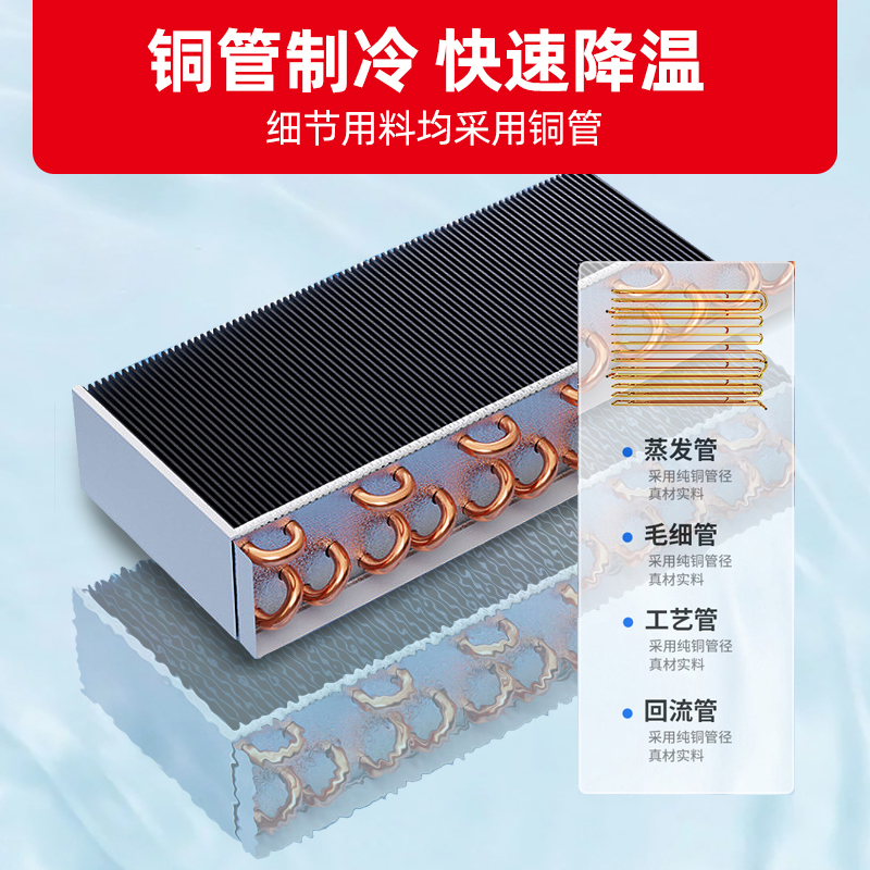 星星(XINGX)920L 商用展示柜 啤酒柜 推拉门 多门展示柜全屏机大两门款 IVGC-2D-6520W