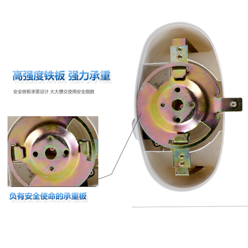 钻石牌吸顶扇楼顶扇客厅家用吊顶工业学校工程摇头电风扇 16寸五叶无极调速高清大图
