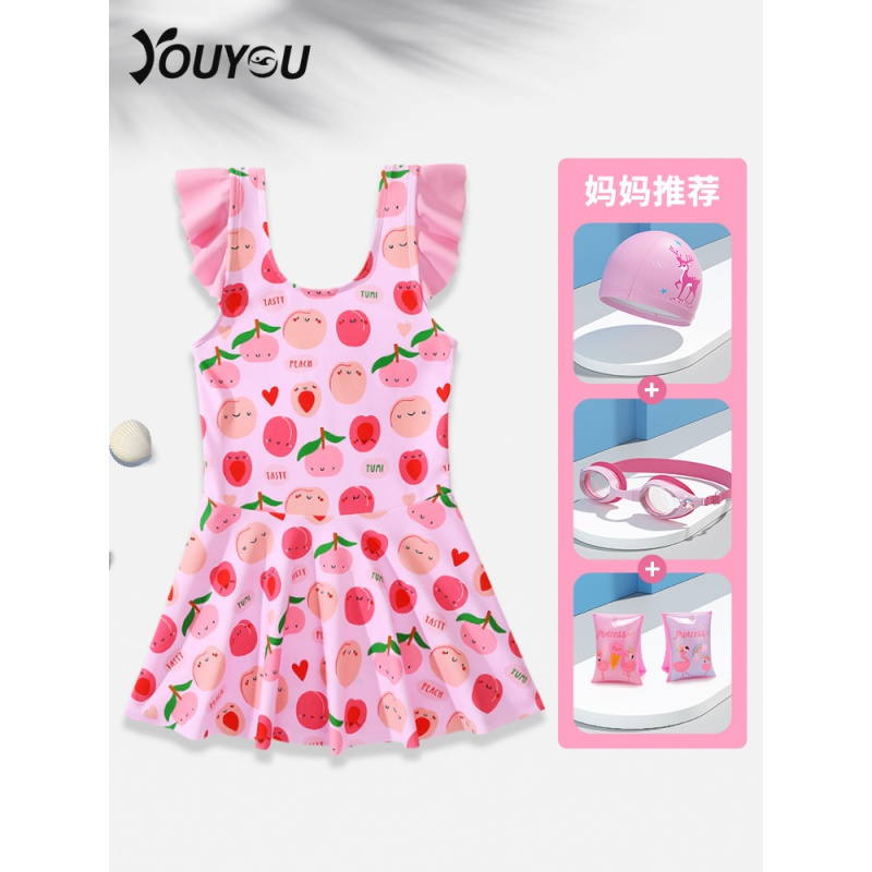 儿童泳衣女童2022新款女孩泳衣泳装小中大童宝宝可爱洋气游泳衣