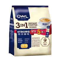 猫头鹰(OWL)特浓咖啡800g 进口三合一速溶咖啡 下午茶冲饮品