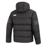 彪马(PUMA)羽绒服男装新款加厚保暖羽绒外套防风防寒连帽羽绒服676032-01 ZP