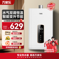 万家乐 12升恒温节能智能变升燃气热水器燃热 一键智能浴高温防烫锁断电记忆 天然气JSQ24-12DP2(F)