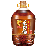 鲤鱼牌川香小榨风味菜籽油5L/小榨浓香风味菜籽油5L(非转压榨) 食用油
