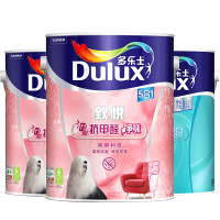 多乐士(Dulux)致悦竹炭抗甲醛净味5合1 油漆涂料 内墙乳胶漆 墙面漆A8146+A749套装15L