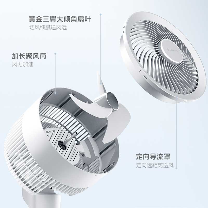艾美特(Airmate)空气循环扇家用机械款电风扇加高360°摇头台立式落地扇FA23-X203高清大图