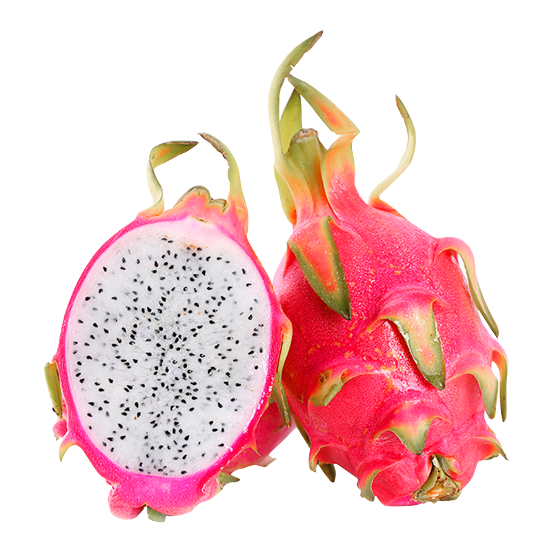 5斤(6-8个)箱装 新鲜白心中小果热带时令水果非红心火龙果白色果肉