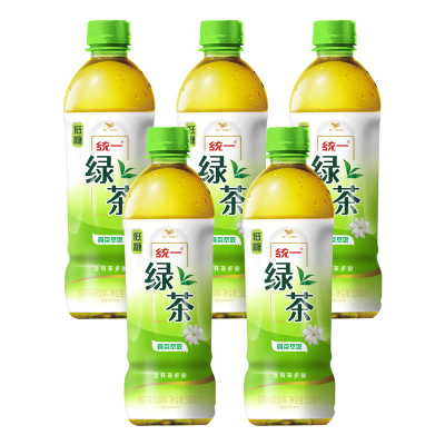 统一 绿茶 500ml*5瓶装 新老包装交替发货