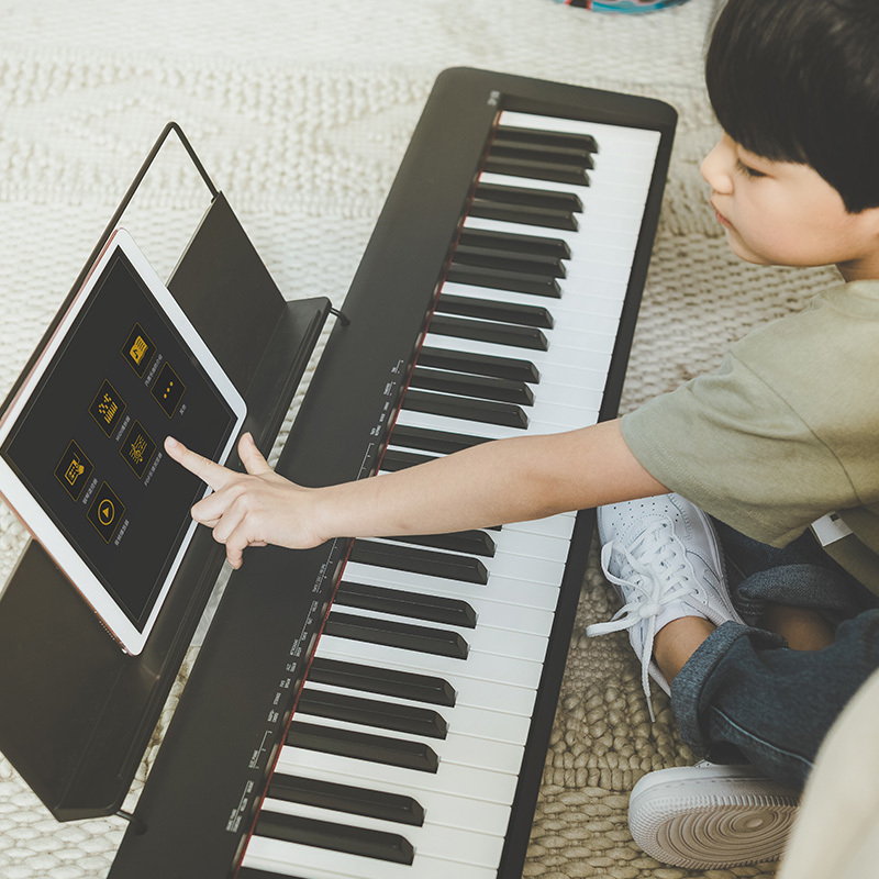 卡西欧(CASIO)电钢琴 CDP-S100BK 88键重锤立式 时尚轻薄便携款( 支持干电池) 单琴头