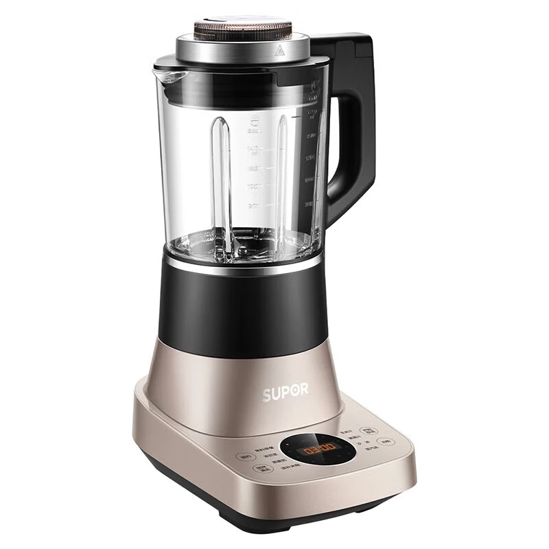 苏泊尔 SP71R破壁机 可拆洗低音全自动可预约料理机豆浆机绞肉果汁机钛金