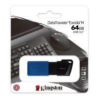 金士顿(Kingston)64GB USB3.2 Gen 1 U盘 DTXM 滑盖设计 多彩时尚 商务办公 学生优盘