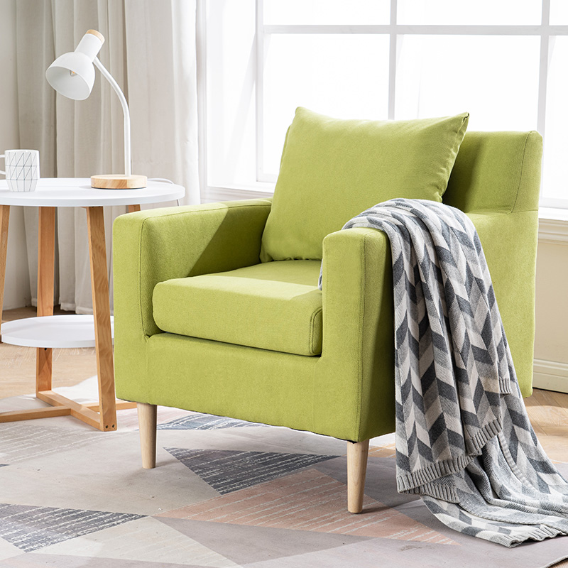 妙旭懒人单人沙发卧室房间小沙发小户型北欧迷你单个沙发简易小型沙发