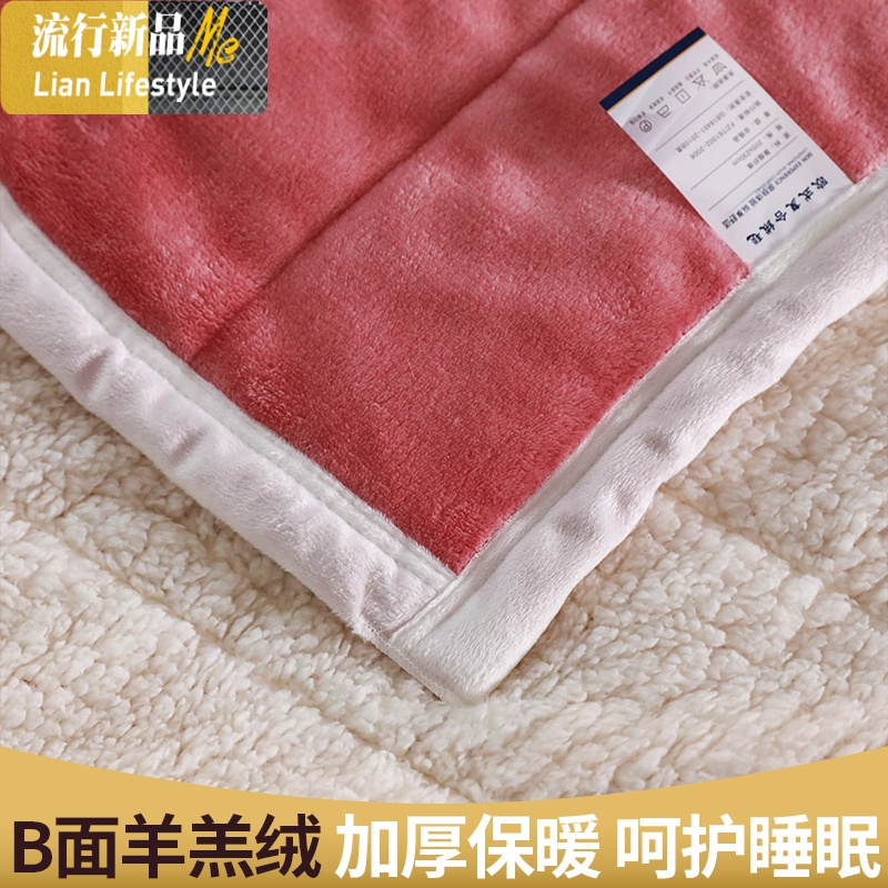 毛毯加厚珊瑚绒毯子薄被子盖毯法兰绒冬季空调毯午睡毯单双人床单 三维工匠高清大图