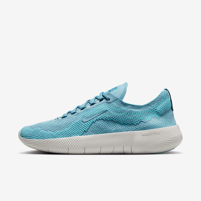 耐克(NIKE)高弹透气综训鞋女款Flyknit纤维动态跑步感舒适耐穿运 Denim_Turquoise/Dusty_Cactus/P 47