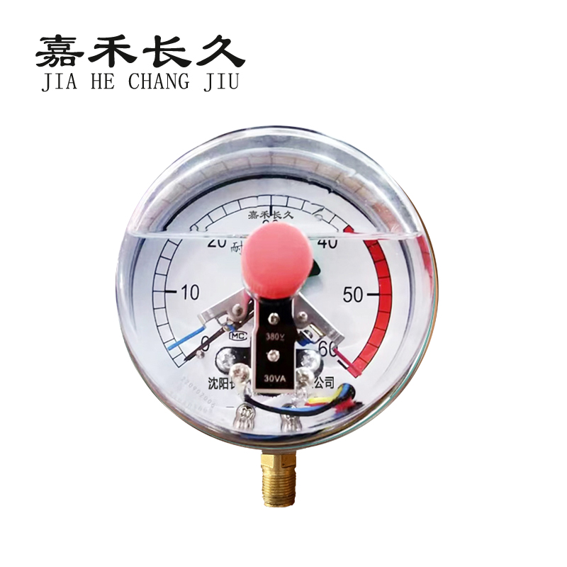 嘉禾长久 抗震耐震电接点压力表检测型 YNXC100 块 0-60Mpa