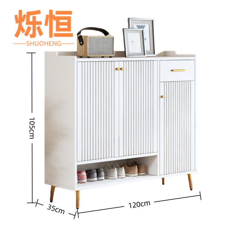 烁恒入户门鞋柜高清大图