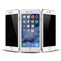 ESCASE 苹果8/7plus钢化膜全屏 iphone7/8plus钢化膜全玻璃覆盖防窥偷看吃鸡王者游戏 ES08+白