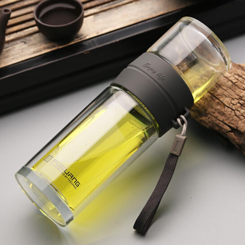 富光 G1312-220 富光逸品功夫玻璃杯双层泡茶师水杯 220ml (单位:件)