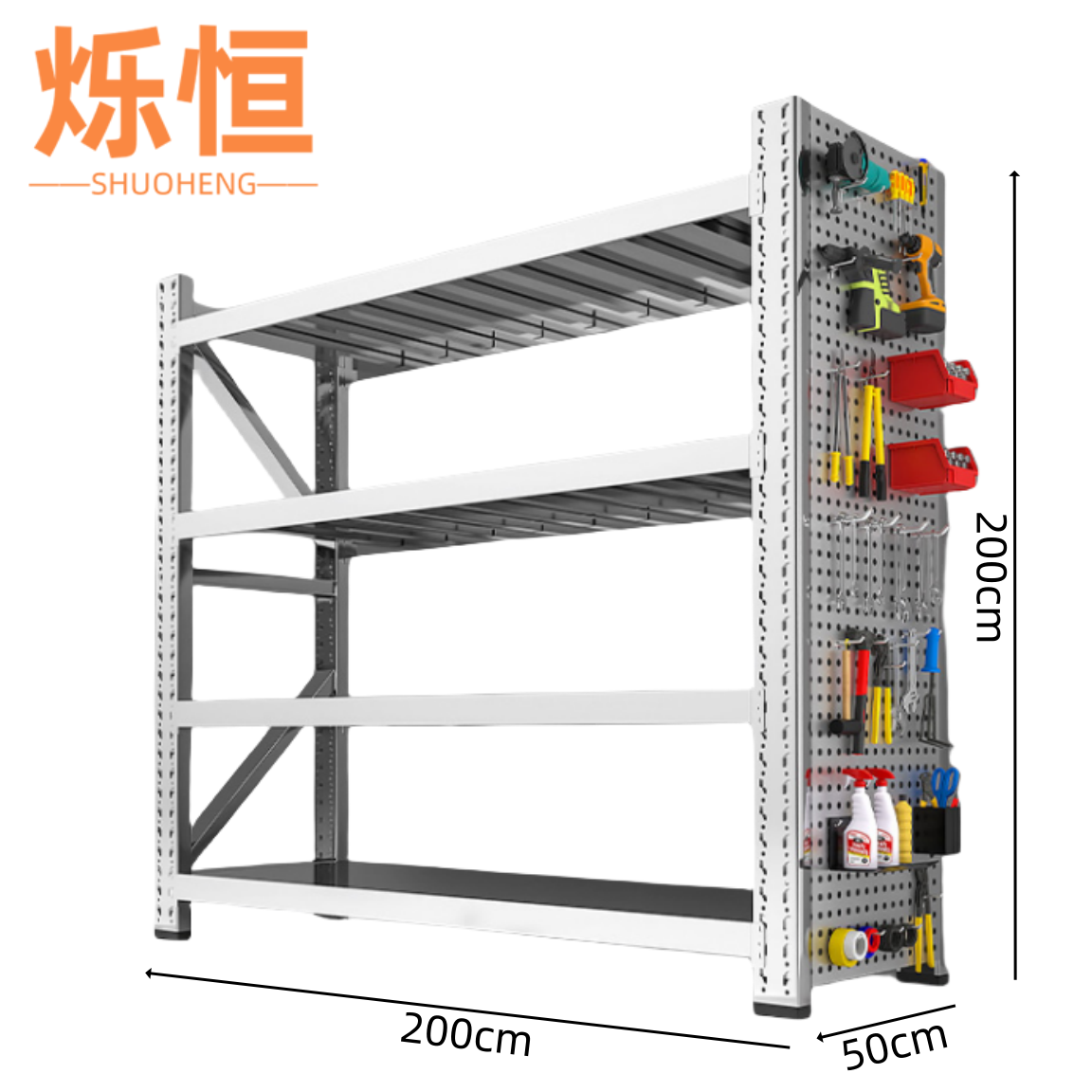 烁恒 货架2000*500*2000 组高清大图