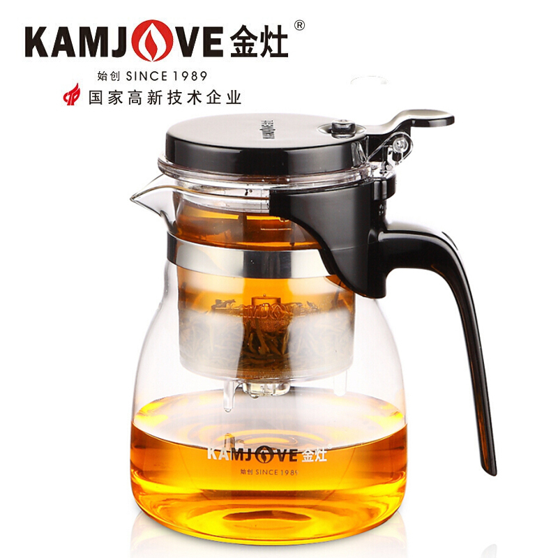 金灶(KAMJOVE)K系列飘逸杯办公茶道杯花茶泡茶壶耐热玻璃茶具全过滤茶杯
