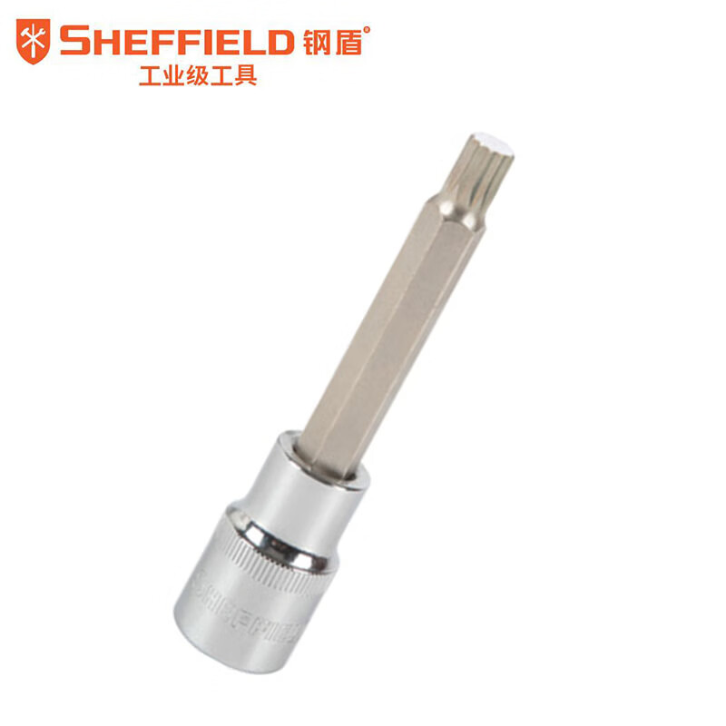 SHEFFIELD/钢盾 12.5mm系列55mm长十二角旋具套筒 S015283 1支高清大图