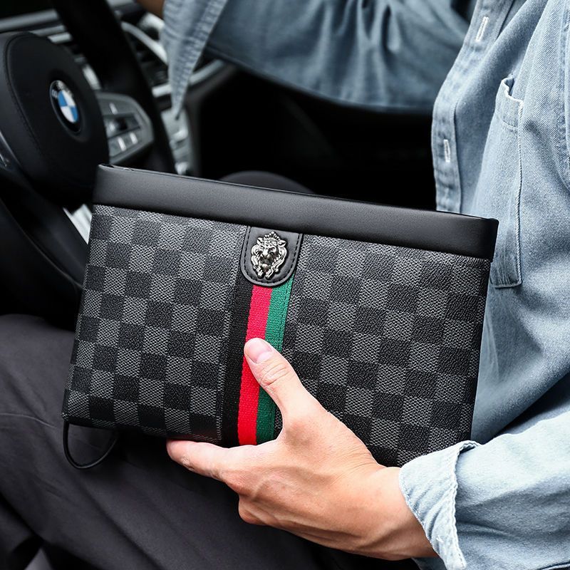 男士手拿包新款手包男潮流男包手抓包商务手伶包夹包男大容量