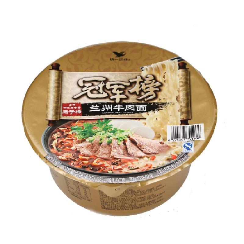 统一冠军榜 兰州牛肉面 122g/碗