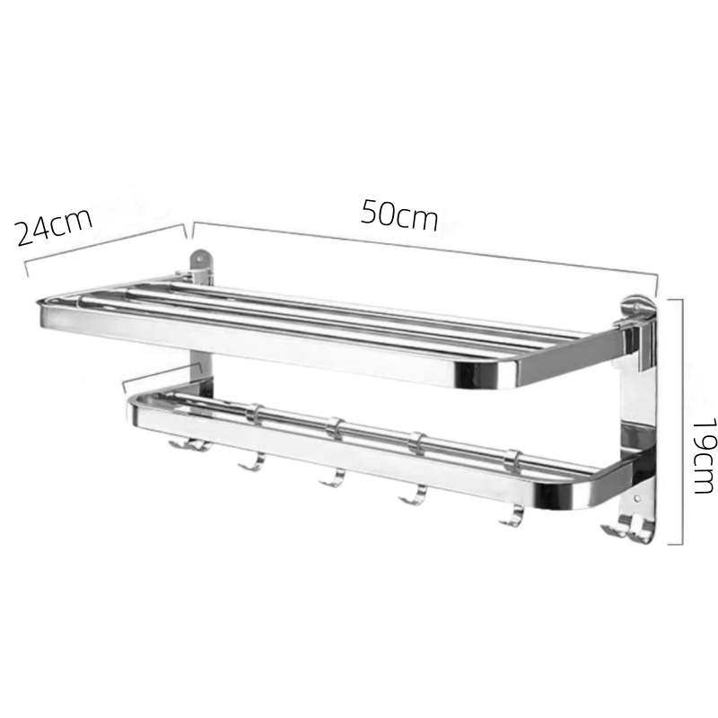 豫龙都加厚毛巾架50cm个高清大图