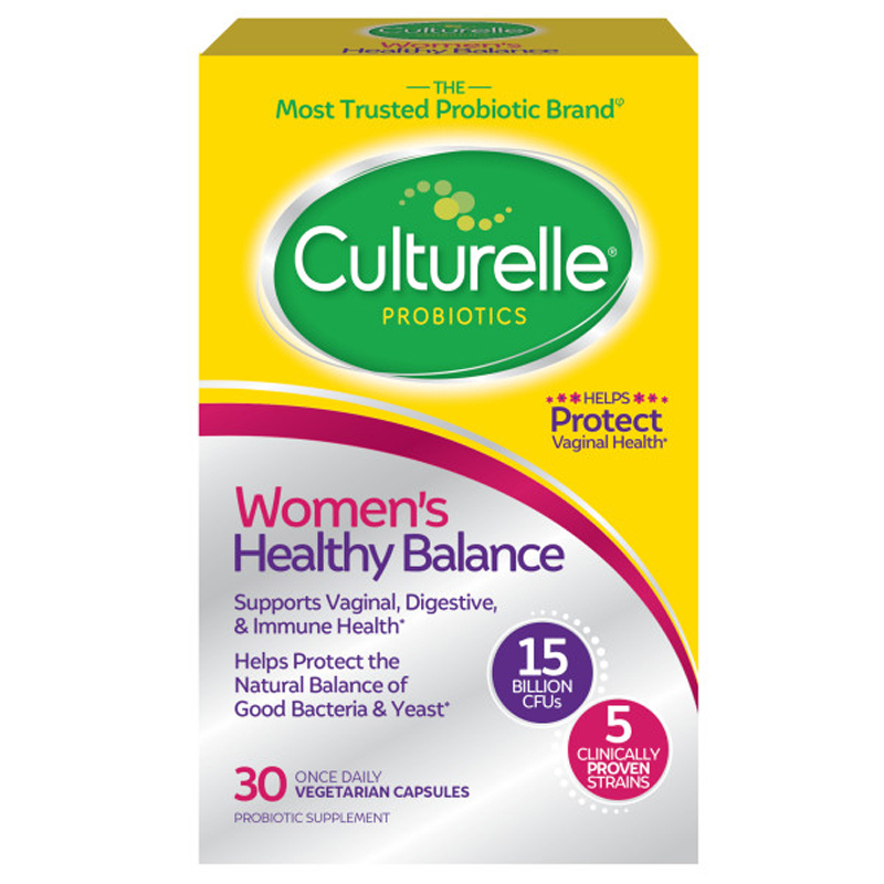 美国Culturelle康萃乐女性健康平衡益生菌胶囊 30粒/盒*2