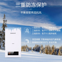 乐尔玛（LERMA）燃气壁挂炉天然气取暖炉地暖淋浴家用锅炉暖气片 20KW-BF09（适合90-130㎡）