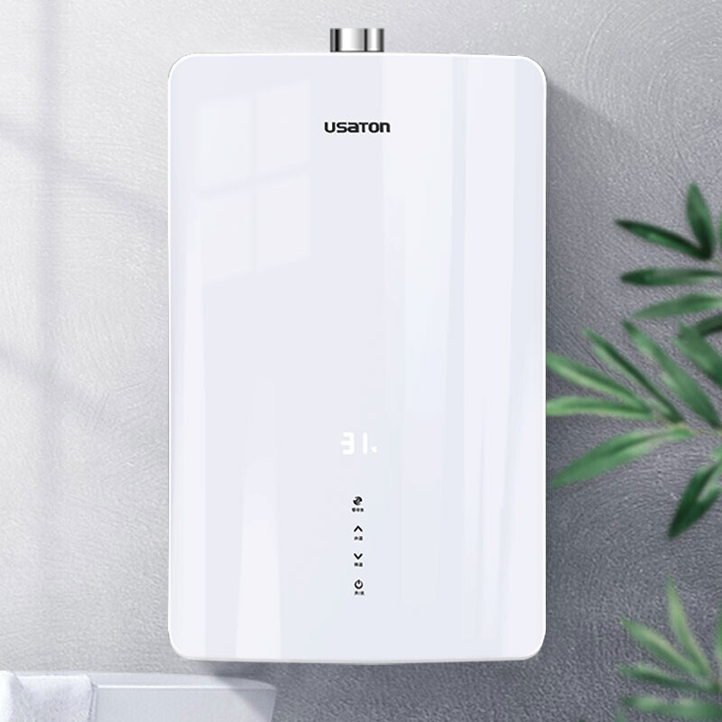 阿诗丹顿 USATON16升零冷水燃气热水器(天然气) 增压瀑布大水量玻璃全景屏智能防冻巡航模式JSQ30-16F9