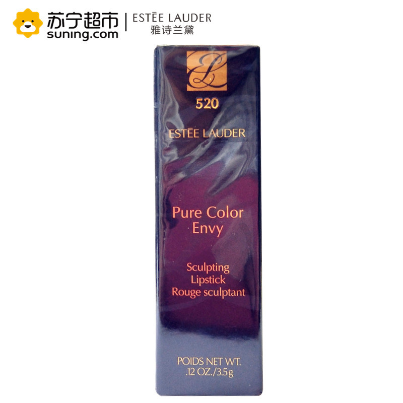 雅诗兰黛(Estee Lauder)花漾倾慕唇膏 3.5g 520浪漫表白 25号色 魅色口红滋润