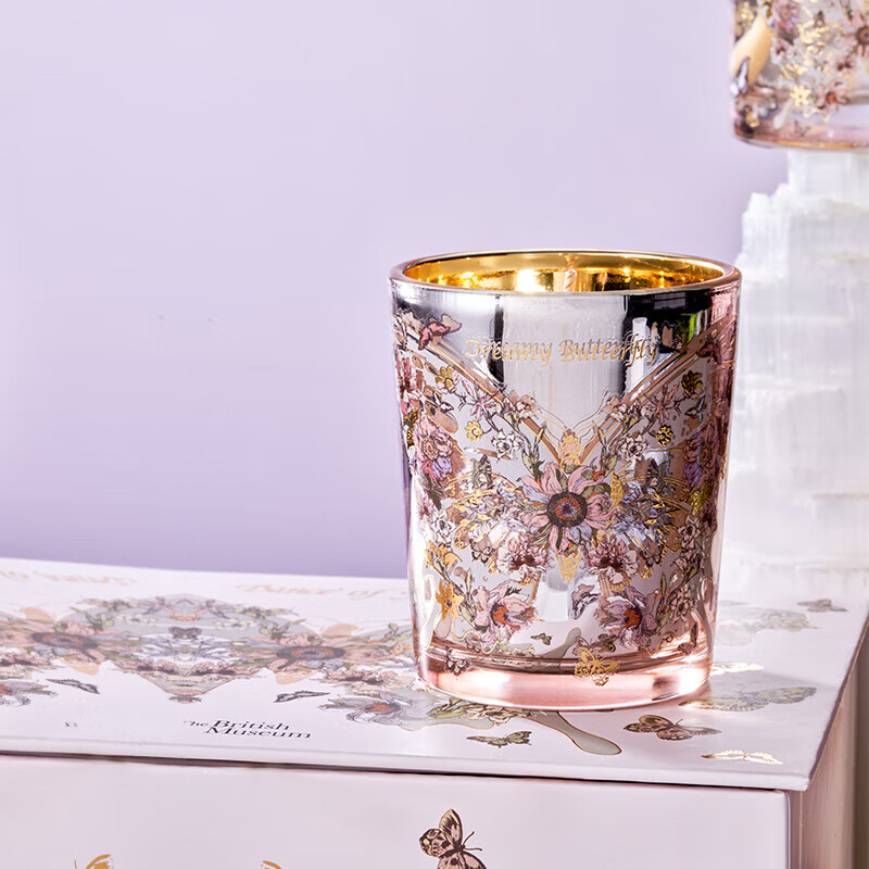 大英博物馆博物志蝴蝶无火香氛蜡烛净化空气舒缓压力提升生活品质高清大图