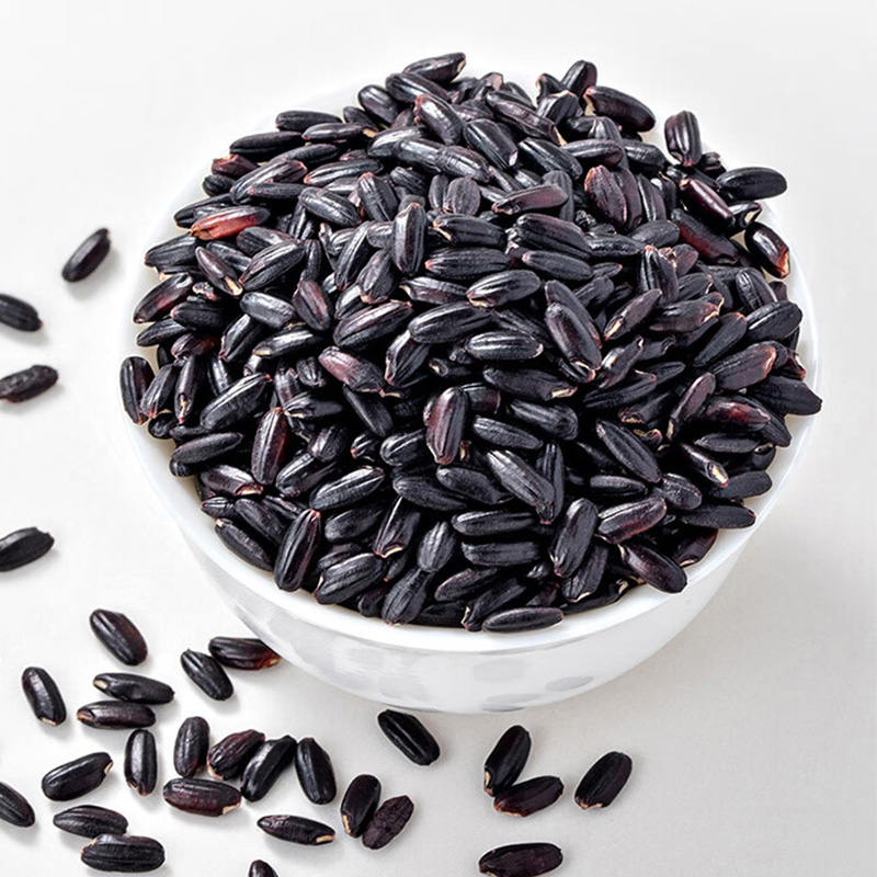 燕之坊黑米色泽黑亮大小均匀圆润饱满口感软糯气味清香470g高清大图