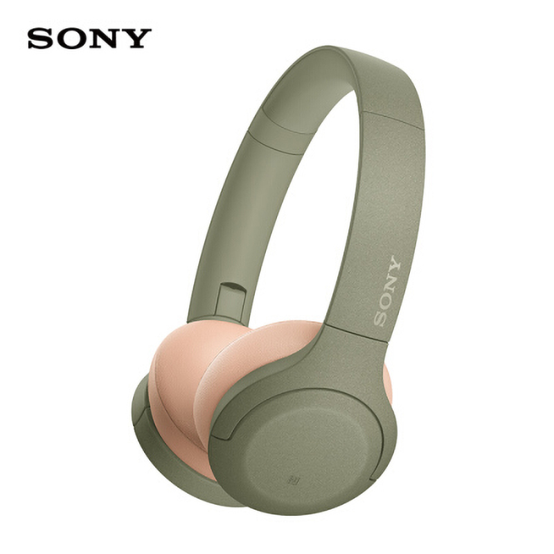 索尼(SONY)WH-H810 蓝牙无线耳机 头戴式Hi-Res立体声手机耳机 游戏耳机hear系列 (灰绿色)