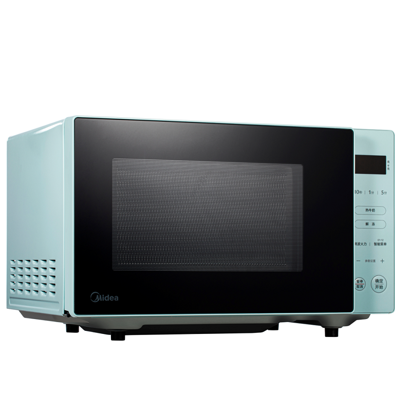 美的(Midea)家用平板加热微波炉20L一键解冻简易操作微波杀菌5档活力
