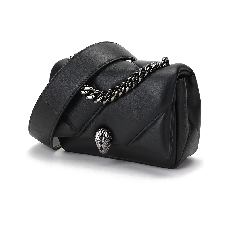 宝格丽bvlgari女士serpenticabochon系列牛皮迷你蛇头扣手提单肩斜