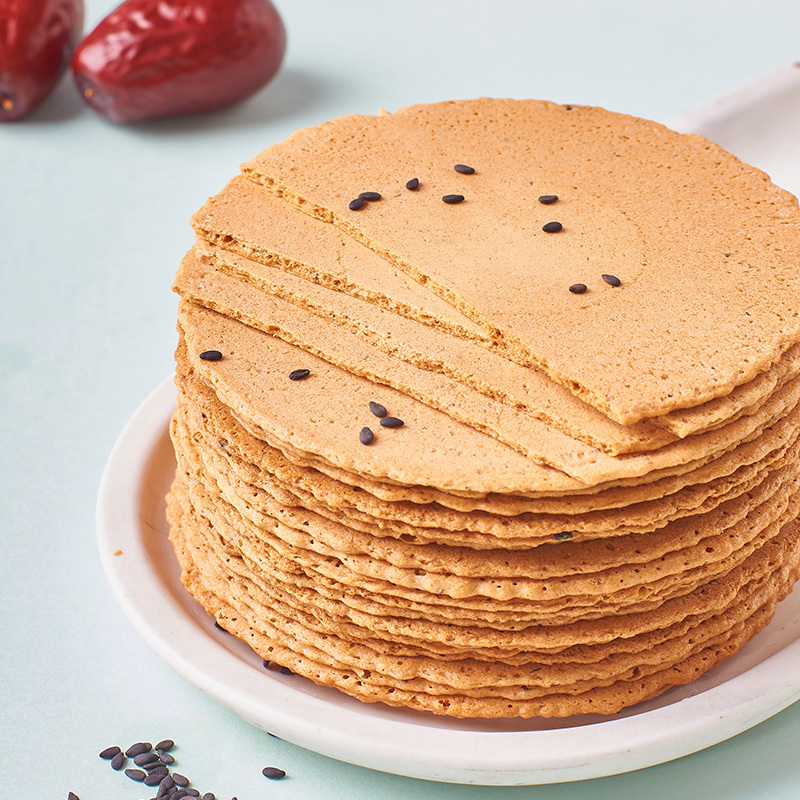 [满199减100]来伊份 杂粮脆饼红枣枸杞风味160g饼干红枣枸杞口味休闲零食小吃小包装来一份高清大图