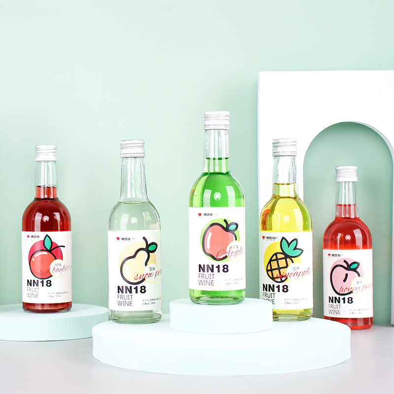 果酒低度微醺多口味果味酒35度230ml视频