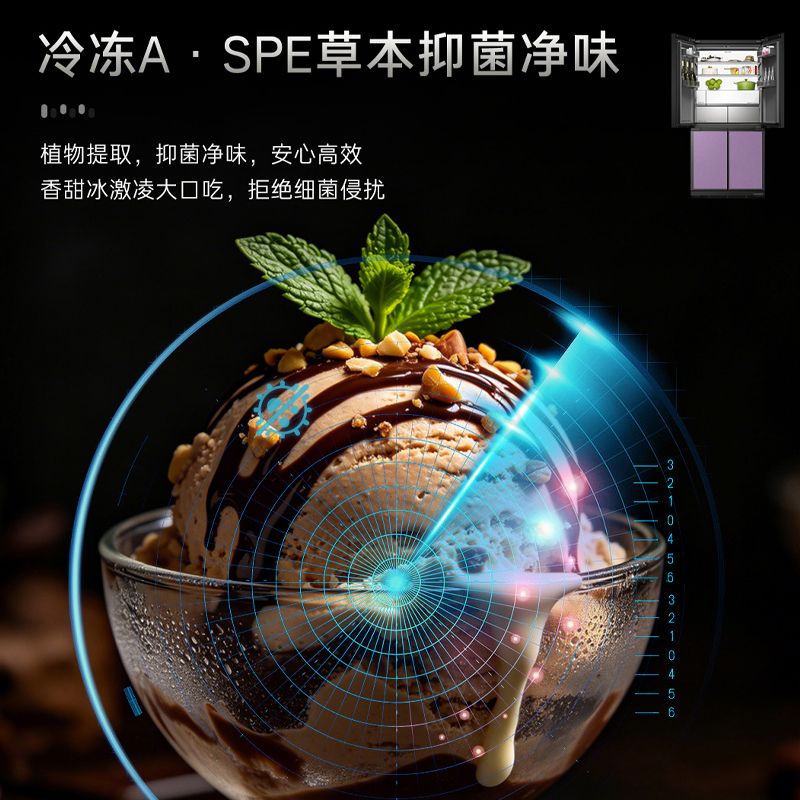 卡萨帝(Casarte)621升十字对开门冰箱 原创平嵌 MRA低氧窖藏 BCD-621WGCTDMJCVU1高清大图