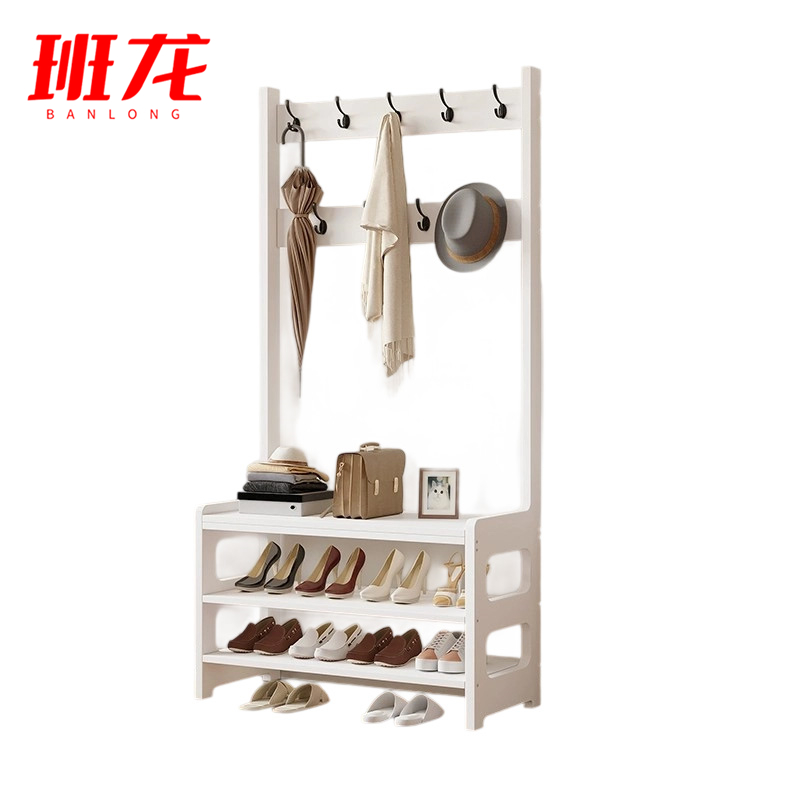 班龙衣帽架70*30*180cm个高清大图
