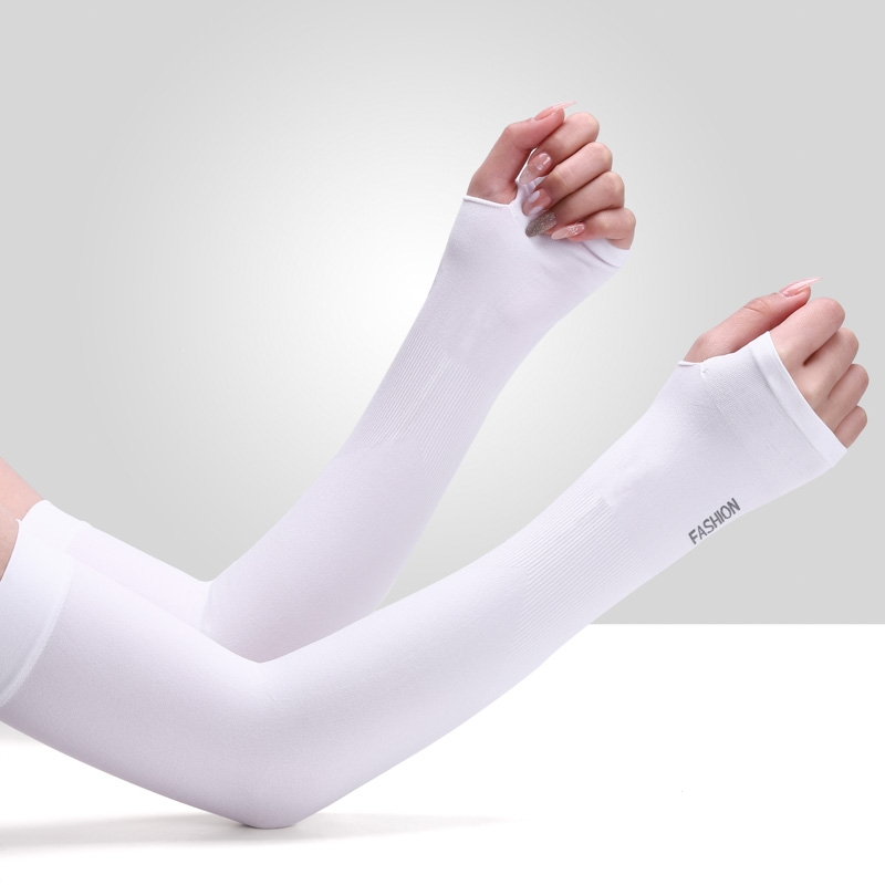 冰袖男士袖套闪电客夏季手套薄女防晒手袖长款骑行开车护臂